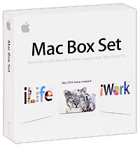 Mac Box Set Прикладная программа 3 DVD-ROM, 2010 г Издатель: Apple; Разработчик: Apple; Дистрибьютор: ООО "Дихаус" коробка RETAIL BOX Что делать, если программа не запускается? инфо 11265a.