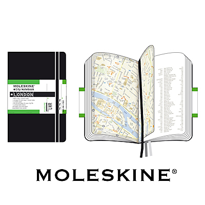 Путеводитель - записная книжка Moleskine, "City Notebook" (London), Pocket, черная оказывается в руках людей неординарных инфо 722b.