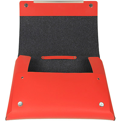 Портфель для документов, цвет: красный Портфель Nu Design, LTD 2010 г ; Упаковка: коробка инфо 5073b.