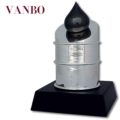 Нефтяная капля (цвет серебряный) Vanbo 2007 г инфо 5463b.