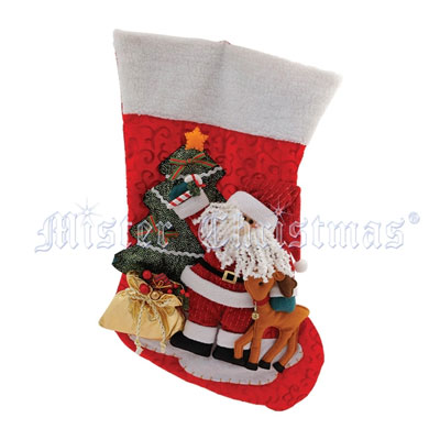 Новогодний носок для подарков "Санта" см Производитель: Ирландия Артикул: ADA-02/1 инфо 7636c.