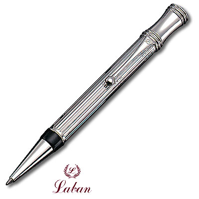 Ручка шариковая "Filigree Pen" (TY-B101SS) рисунком в виде продольных полос инфо 8243c.