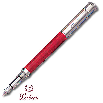 Ручка перьевая "Veresk" Материал: металл Цвет: серебро, красный инфо 8247c.