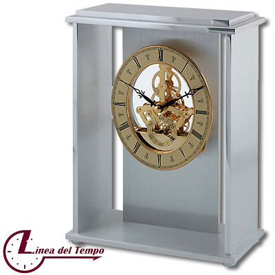 Часы (механизм скелетон), цвет металлик Часы настенные, настольные Linea del Tempo 2007 г инфо 8363c.