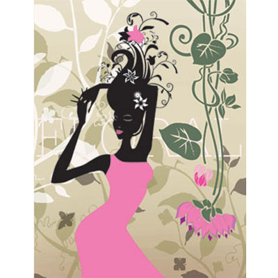 Пакет подарочный "Дама в розовом", 18 см x 23 см x 10 см бумага Изготовитель: Китай Артикул: 16093 инфо 8625c.