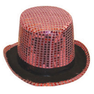 Шляпа карнавальная "Фокусник", цвет: розовый полиэстер Изготовитель: Китай Артикул: 15242 инфо 9027c.