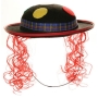 Шляпа карнавальная "Селянка" 15232 полиэстер Изготовитель: Китай Артикул: 15232 инфо 9033c.