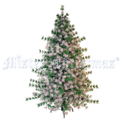 Елка искусственная, цвет: зеленый/розовый, 1,8 м Новогодняя продукция Mister Christmas 2008 г инфо 9546c.