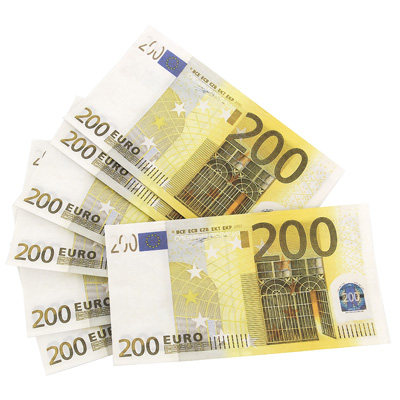 Забавная "Пачка денег" 200 евро "денег" рассчитана на развлекательную функцию инфо 7755d.