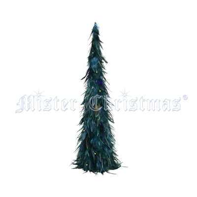 Интерьерное украшение "Новогодняя елка", цвет: бирюзовый, 95 см Высота: 95 см Цвет: бирюзовый инфо 8256d.
