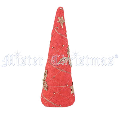 Пика, цвет: красный, 40 см Новогодняя продукция Mister Christmas 2008 г ; Упаковка: пакет инфо 8297d.