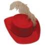 Шляпа карнавальная "Охотница" перо Изготовитель: Китай Артикул: 15243 инфо 3080e.