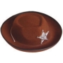 Шляпа карнавальная "Шериф", цвет: коричневый полиэстер Изготовитель: Китай Артикул: 15229 инфо 3087e.
