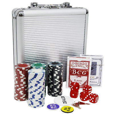 Набор для игры в покер "BCG" металл Производитель: Китай Артикул: 90629 инфо 4908a.