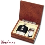 Подарочный винный набор (2 предмета), светло-коричневый Винные аксессуары Woodmax 2007 г инфо 4921a.
