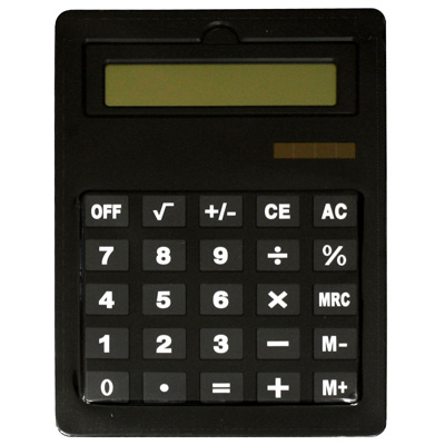 Калькулятор "Big Daddy", цвет: черный пластик Производитель: Китай Артикул: 90044 инфо 4961a.
