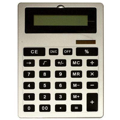 Калькулятор "Jumbo", цвет: серебряный пластик Производитель: Китай Артикул: 90045 инфо 5006a.