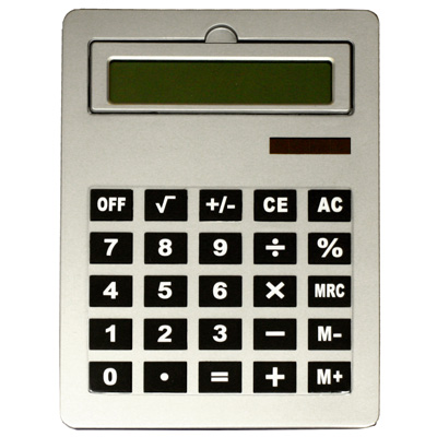 Калькулятор "Big Daddy", цвет: серебряный пластик Производитель: Китай Артикул: 90042 инфо 5009a.