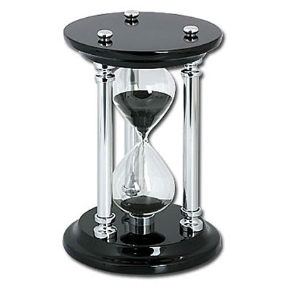 Песочные часы "Linea del Tempo", цвет: черный BLSCBRGDLEG Производитель: Linea del Tempo инфо 12111f.