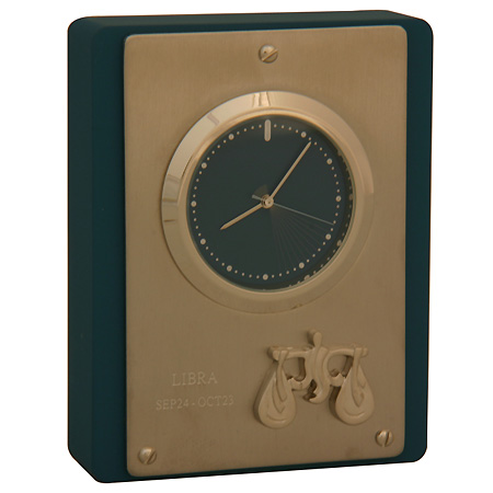 Часы настольные Olmecs "Весы", цвет синий W-07-A х 1,5 см Цвет: синий инфо 158g.