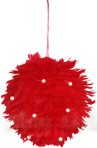 Интерьерное украшение "Шар", цвет: красный, 15 см х 15 см Цвет: красный инфо 8100a.