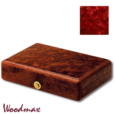 Домино в деревянном кейсе, цвет красное дерево Woodmax 2007 г инфо 8872a.